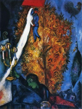 Der Lebensbaum Zeitgenosse Marc Chagall Ölgemälde
